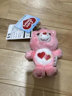 ケアベア　ラブアロットベア　キーホルダー