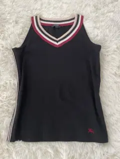 BURBERRYタンクトップ 黒 38 BURBERRY ブルーレーベル タンクトップ 38 - メルカリ