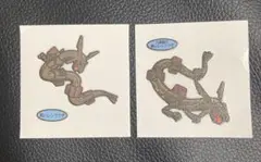 【まとめ売り】【2枚セット】ポケモン　シール　黒いレックウザ