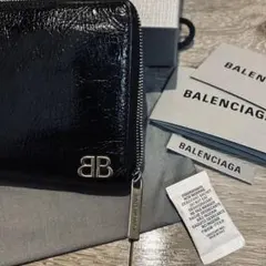 balenciaga ブラック MONACO コンチネンタルウォレット 財布のサムネイル