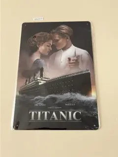 TITANIC タイタニック ブリキ看板 インテリア雑貨