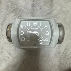 RHYTHM 置時計 アナログ グレー