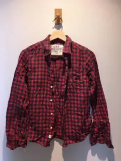 Frank&Eileen　レディース　チェック　ネル　コットンシャツ