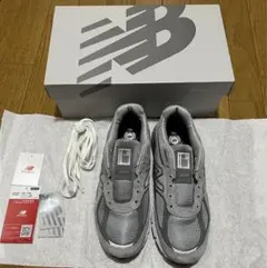 New Balance 990v4 GR グレー 24cm スニーカー MiU