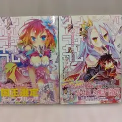 ライトノベル ノーゲーム・ノーライフ 1巻 初版 帯付き チラシ付き 希少 ライトノベル ノーゲーム・ノーライフ 1巻 初版 帯付き チラシ付き