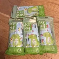 不織布マスク　のりもの柄　4パック　37枚