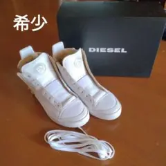 買取キング■正規ディーゼルS-NENTISHレザースニーカー黒23cm/レディース/税込/ 04w3473∞\u203b中古 DIESEL ディーゼル S-NENTISH レザー スニーカー