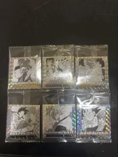ドラゴンボール40周年　シール　ウエハース　6枚　まとめ売り