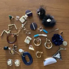 ジャンク品　イヤリング片側のみもしくはパーツのみ　元ヘアアクセサリ