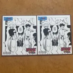 ジャンプフェア 2025 購入特典 ミニ色紙 HUNTER × HUNTER