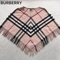 美品✨BURBERRY バーバリー ポンチョ ケープ ノバチェック メガチェックのサムネイル