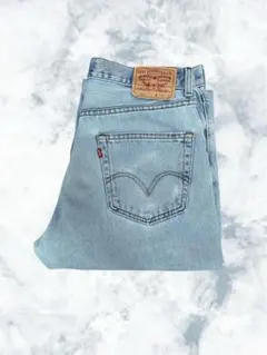 Levi's 550 ライトブルー ストレートデニム 99~01 W34 L30