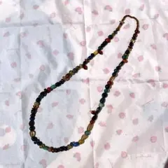 ネパール ヴィンテージ ガラスビーズ連（お手入れ済）民族