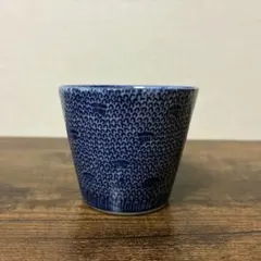 珍品　古伊万里　瑠璃　格子文　蕎麦猪口　そば猪口　民藝　民芸　くらわんか 珍品 古伊万里 瑠璃 格子文 蕎麦猪口 そば猪口 民藝 民芸 くらわんか