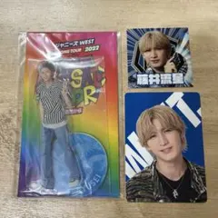 WEST 藤井流星 アクスタ ソロカード ステッカー