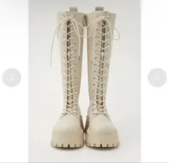 sly ホワイトロングブーツ