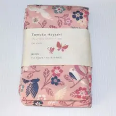 綿生地　オックス　ピンク　鳥・花