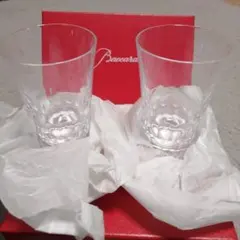 Baccarat クリスタルカットグラス 2個セット