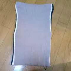 リブ編み グレー タイトスカート 2