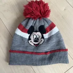 baby GAP Disney ミッキー ニット帽 ポンポン付き