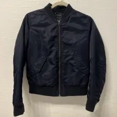 UNIQLO MA-1 ジャケット ネイビー M