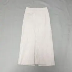 美品　ガリャルダガランテ　リネン混タイトスリットスカート ナチュラル　34