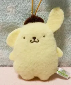 サンリオ　ふわもこワッペンこれくしょんマスコット【ポムポムプリン】