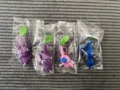 [新品] ピクミングミのマスコット4点セット (羽・青・紫)