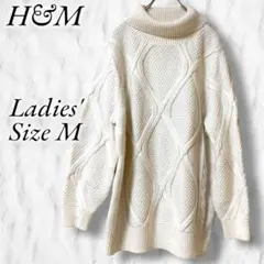 H&M　エイチアンドエム　ニットトップス　タートルネック　ハイネック　秋冬