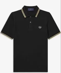 FRED PERRY ポロシャツ ブラック×ゴールド フレッドペリータグ付き新品のサムネイル