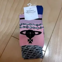 Vivienne Westwood ソックス オーブ ピンク ネイビー
