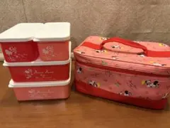 ミニー弁当箱　レジャー　ボックス4〜5人用　　保冷バック付