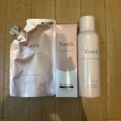 Yunth 化粧水＆詰替＆ホワイトクリアフォーム3点セット【第4第！】