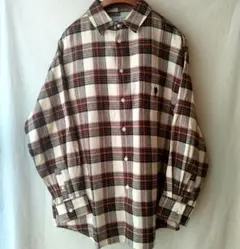 ユーエスポロアッスン ネルチェックシャツ Mサイズ