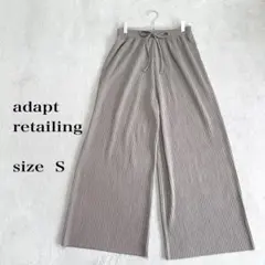 adapt retailingワイドパンツ Sサイズ　ウエストゴム