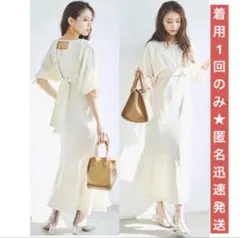 【着用１回のみ】dazzlin ショートコンビタイトワンピース　ダズリン　Sのサムネイル