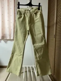 LOWRYS FARM ローリーズファーム フレアパンツ Mライトカーキ