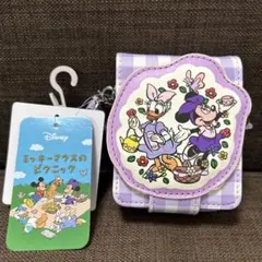 しまむらディズニー　ミラー付きポーチ