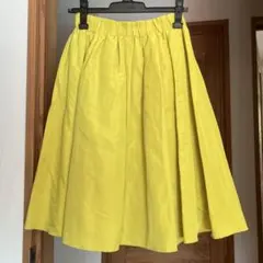 ROPÉ PICNIC イエロー フレアスカート 38