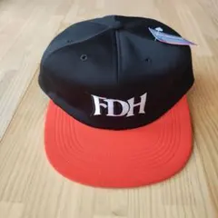 福岡ダイエーホークス FDH ベースボールキャップ Lサイズ　黒とオレンジのサムネイル