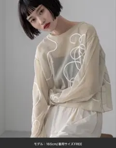 エンブロイダリープルオーバーＬＳ 291349