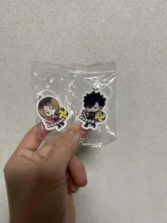 くら寿司 ハイキュー めじるしチャームお皿クリアファイル マスキングテープバッジ