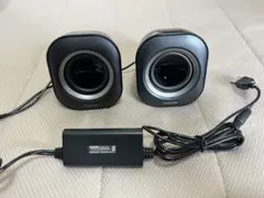 【美品・4個セット】ELECOM スピーカー USB給電 ブラックのサムネイル