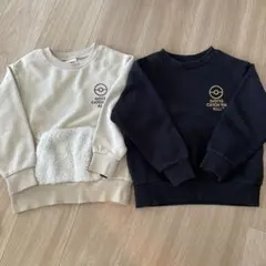 ポケモン トレーナー 120 ベージュと黒　２枚セット