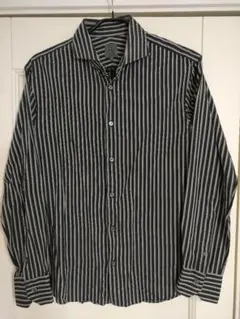 美品☆Calvin Klein　カルバンクライン　デザインシャツ　XL　ブラック