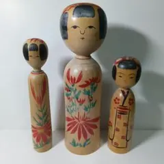 木地山こけし　⭕️超レア夫婦(女男)こけし　現代の名工　小椋久太郎 小椋宇三男 | Kokeshi Wiki