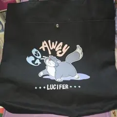 ディズニー　ルシファー　トートバッグ　シンデレラ　cat