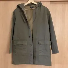 A.P.C. アーペーセー フード付きモッズコート オリーブグリーン - メルカリ
