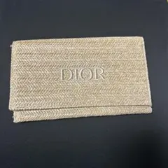 Dior ストロー クラッチバッグ ポーチ ノベルティ
