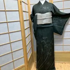 6089❫ ❦ 大島紬 (正絹) ❦ 茶泥 - メルカリ